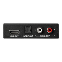 StarTech.com Estrattore Audio HDMI 4K con Supporto 4K 60Hz - 4096 x 2160 Pixel - 1280 x 720,1920 x 1080,1920 x 1200,3840 x 2160,4096 x 2160 - 60 Hz - 5.1 canali - 4096 x 2160 Pixel - Nero