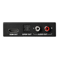 StarTech.com 4K HDMI Audio Extractor - 4K 60Hz - HDMI Audio Sound Splitter - HDR - SPDIF Toslink Optisches Audio (HD202A)