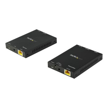 StarTech.com Kit Extender HDMI via CAT6 - Kit - 4K 60Hz - 3840 x 2160 Pixel - Trasmettitore e ricevitore AV - 50 m - Cablato - Nero - HDCP