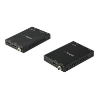 StarTech.com Kit Extender HDMI via CAT6 - Kit - 4K 60Hz - 3840 x 2160 Pixel - Trasmettitore e ricevitore AV - 50 m - Cablato - Nero - HDCP