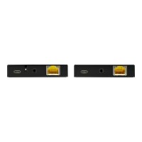 StarTech.com Kit Extender HDMI via CAT6 - Kit - 4K 60Hz - 3840 x 2160 Pixel - Trasmettitore e ricevitore AV - 50 m - Cablato - Nero - HDCP