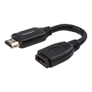 StarTech.com Cavo HDMI 2.0 prolunga salvaporta da 15cm -...