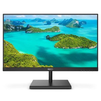 Philips E-line 245E1S - LED-Monitor - 61 cm (24") (23.8" sichtbar) - 2560 x 1440 QHD @ 75 Hz - IPS - 250 cd/m² - 1000:1 - 4 ms - HDMI, VGA, DisplayPort - Textured Black