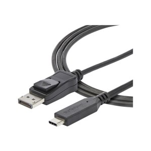 StarTech.com 6ft/1.8m USB C to DisplayPort 1.4 Cable, 4K/5K/8K USB Type-C to DP 1.4 Alt Mode Video Adapter Converter, HBR3/HDR/DSC, 8K 60Hz DP 1.4 Monitor Cable for USB-C and Thunderbolt 3