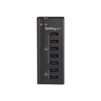 StarTech.com ST7C51224EU USB Ladestation (7 Ports, 5x 1A Ports & 2x 2A Ports, Standalone,  USB Ladestreifen fur mehrere Gerate)