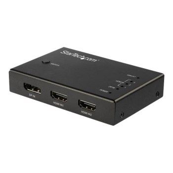 StarTech.com 4 Port HDMI Video Switch - 3x HDMI & 1x DisplayPort