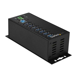 StarTech.com 7 Port USB Hub with Power Adapter, Surge...