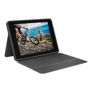 Logitech Rugged Folio - Keyboard and folio case