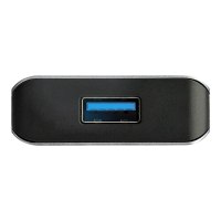 StarTech.com Hub USB-C a 4 porte con Power Delivery- 10 Gbps - 3 USB-A e 1 USB-C - USB 3.2 Gen 2 (3.1 Gen 2) Type-C - USB 3.2 Gen 2 (3.1 Gen 2) Type-A - USB 3.2 Gen 2 (3.1 Gen 2) Type-C - 10000 Mbit/s - Nero - Grigio - Alluminio - Plastica - 85 W