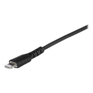 StarTech.com 2m USB-C auf Lightning-Kabel - Hochbelastbare, robuste Aramidfaser - USB Typ-C auf Lightningkabel - Lade-/Synchronisationskabel - Apple MFi-zertifiziert iPad/iPhone 12 - Schwarz (RUSBCLTMM2MB)