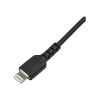 StarTech.com 2m USB-C auf Lightning-Kabel - Hochbelastbare, robuste Aramidfaser - USB Typ-C auf Lightningkabel - Lade-/Synchronisationskabel - Apple MFi-zertifiziert iPad/iPhone 12 - Schwarz (RUSBCLTMM2MB)