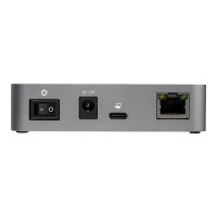 StarTech.com HB31C2A1CGS 3-Port-USB-C-Hub (LAN-Hub, 10 Gbit/s, 2x USB-A und 1x USB-C, 1m Hostkabel, powered, mit Netzteil)