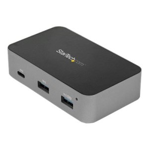 StarTech.com HB31C3A1CS 4-Port-USB-C-Hub (10 Gbit/s, 3x USB-A und 1x USB-C, 1m Hostkabel, powered, mit Netzteil)