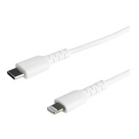 StarTech.com Cavo da USB C a Lightning da 1m per iPhone / iPad / iPod - Certificato Apple MFi - Bianco - Bianco - USB C - Lightning - 1 m - Maschio - Maschio