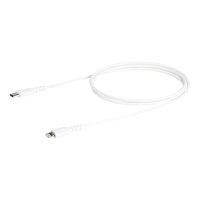 StarTech.com 1m USB-C auf Lightning-Kabel - Hochbelastbare, robuste Aramidfaser - USB Typ-C auf Lightningkabel - Lade-/Synchronisationskabel - Apple MFi-zertifiziert iPad/iPhone 12 - Weiß (RUSBCLTMM1MW)