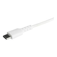 StarTech.com 1m USB-C auf Lightning-Kabel - Hochbelastbare, robuste Aramidfaser - USB Typ-C auf Lightningkabel - Lade-/Synchronisationskabel - Apple MFi-zertifiziert iPad/iPhone 12 - Weiß (RUSBCLTMM1MW)