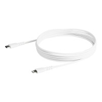 StarTech.com 6 ft(2m) Durable White USB-C to Lightning Cable, Heavy Duty Rugged Aramid Fiber USB Type A to Lightning Charger/Sync Power Cord, Apple MFi Certified iPad/iPhone 12 Pro Max