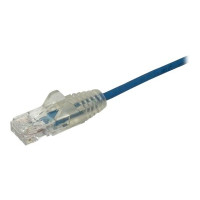 StarTech.com 1m Slim LSZH CAT6 Ethernet Cable, 10 Gigabit Snagless RJ45 100W PoE Patch Cord, CAT 6 10GbE UTP Network Cable w/Strain Relief, Blue, Fluke Tested/ETL, Low Smoke Zero Halogen