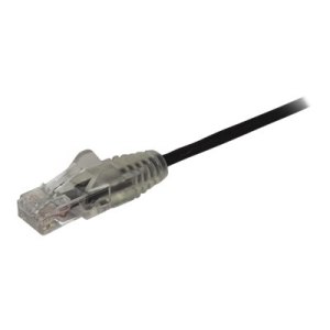 StarTech.com 3m Slim LSZH CAT6 Ethernet Cable, 10 Gigabit Snagless RJ45 100W PoE Patch Cord, CAT 6 10GbE UTP Network Cable w/Strain Relief, Black, Fluke Tested/ETL, Low Smoke Zero Halogen