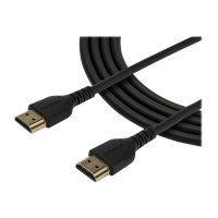 StarTech.com 1m Premium Certified HDMI 2.0 Cable with Ethernet, Durable High Speed UHD 4K 60Hz HDR 10, 3ft Rugged M/M HDMI Cord with Aramid Fiber, TPE, Ultra HD Monitors, TVs & Displays