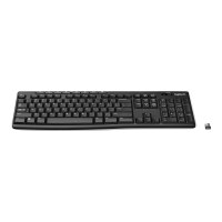 Logitech Wireless Keyboard K270 - Tastatur - kabellos