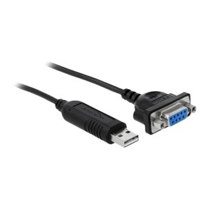 Delock Kabel seriell - USB (M) zu DB-9 (W)