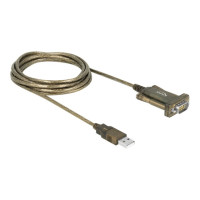 Delock Adapter USB 2.0 Type-A > 1 x Serial DB9 RS-232