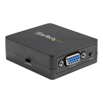 StarTech.com 1080p VGA to RCA and S-Video Converter - USB Powered - Videoadapter - VGA/S-Video/FBAS - HD-15 (VGA)