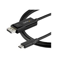 StarTech.com 6ft/2m USB C to DisplayPort 1.4 Cable 8K 60Hz/4K, Bidirectional DP to USB-C or USB-C to DP Reversible Video Adapter Cable, HBR3/HDR/DSC, USB Type C/Thunderbolt 3 Monitor Cable