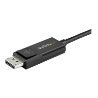StarTech.com 6ft/2m USB C to DisplayPort 1.4 Cable 8K 60Hz/4K, Bidirectional DP to USB-C or USB-C to DP Reversible Video Adapter Cable, HBR3/HDR/DSC, USB Type C/Thunderbolt 3 Monitor Cable