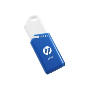 HP x755w - 64 GB - USB tipo A - 3.2 Gen 1 (3.1 Gen 1) - Lamina di scorrimento - Blu - Bianco