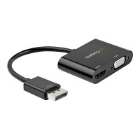 StarTech.com Adattatore DisplayPort a HDMI e VGA - 4K 60Hz - DisplayPort - HDMI + VGA (D-Sub) - Maschio - Femmina - Dritto - Dritto