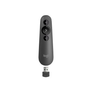 Logitech R500s - Bluetooth/RF - USB - 20 m - Grafite