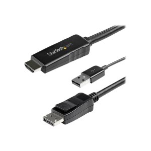 StarTech.com Cavo adattatore HDMI a DisplayPort da 2m - 4K 30Hz - 2 m - HDMI tipo A (Standard) - DisplayPort - Maschio - Maschio - Dritto