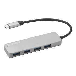 SANDBERG USB-C to 4 x USB 3.0 Hub SAVER - USB 2.0 Type-C...