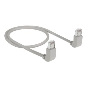 Delock Patch cable - RJ-45 (M) up-angled to RJ-45 (M)...