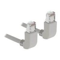 Delock Patch-Kabel - RJ-45 (M) nach oben gewinkelt zu RJ-45 (M)