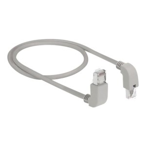 Delock Patch-Kabel - RJ-45 (M) nach oben gewinkelt zu RJ-45 (M)