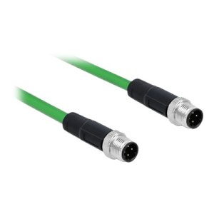 Delock Network cable - 4 pin M12 (M) to 4 pin M12 (M)