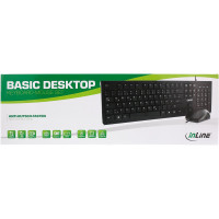 InLine Tastatur-und-Maus-Set - USB - Deutsch