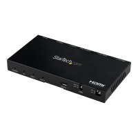 StarTech.com 2 Port HDMI Splitter (4K 60Hz, mit Scaler, HDCP 2.2, EDID Emulation, 7.1 Surround Sound)