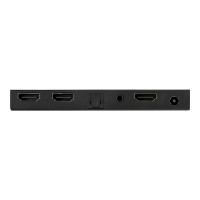 StarTech.com Sdoppiatore Splitter HDMI a 2 porte - 4K 60Hz con scaler video incorporato - Nero - Metallo - 1280 x 720 (HD 720),1920 x 1080 (HD 1080),3840 x 2160 - 60 Hz - 2.0b - 3.5 mm