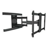 StarTech.com TV Wall Mount supports up to 100 inch VESA Displays, Low Profile Full Motion TV Wall Mount for Large Displays, Heavy Duty Adjustable Tilt/Swivel Articulating Arm Bracket