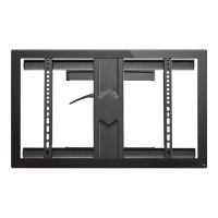 StarTech.com TV Wall Mount supports up to 100 inch VESA Displays, Low Profile Full Motion TV Wall Mount for Large Displays, Heavy Duty Adjustable Tilt/Swivel Articulating Arm Bracket