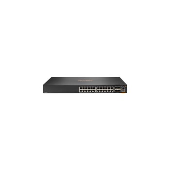 HPE Aruba 6200F 24G Class4 PoE 4SFP+ 370W Switch - Switch - L3 - managed - 24 x 10/100/1000 (PoE+) + 4 x 1 Gigabit / 10 Gigabit SFP+ - an Rack montierbar - PoE+ (370 W)