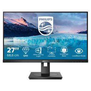 Philips S-line 275S1AE - LED-Monitor - 68.6 cm (27") - 2560 x 1440 QHD @ 75 Hz - IPS - 250 cd/m² - 1000:1 - 4 ms - HDMI, DVI-D, DisplayPort - Lautsprecher - Black Texture