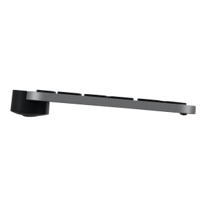 Logitech MX Keys for Mac - Estándar - RF Wireless + Bluetooth - QWERTY - Aluminio - Negro