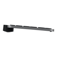 Logitech MX Keys for Mac - Estándar - RF Wireless + Bluetooth - QWERTY - Aluminio - Negro