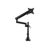 StarTech.com Desk Mount Monitor Arm with 2x USB 3.0 ports, Pole Mount Full Motion Single Arm Monitor Mount up to 17.6lbs/8kg VESA Display, Ergonomic Articulating Monitor Arm, Clamp/Grommet