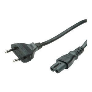 VALUE Power cable - Europlug (M) to IEC 60320 C7